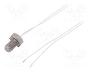 Sensor: temperature; Pt1000; 1000Ω; cl.B; Body dim: Ø8x17mm; M8 TEWA TEMPERATURE SENSORS