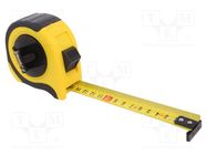 Measuring tape; L: 15m; Width: 25mm; Enclos.mat: ABS,elastolan MEDID