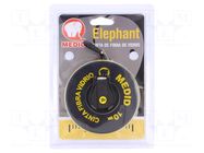 Measuring tape; L: 10m; Width: 15mm; ABS; measure MEDID