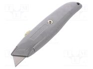 Knife; universal; 18mm; locked blade; Handle material: metal 