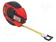 Measuring tape; L: 20m; Width: 13mm; Enclos.mat: ABS,elastolan MEDID