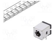 Connector: DC supply; socket; male; 5.5/2.5mm; 5.5mm; 2.5mm; THT HSM