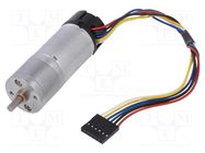 Motor: DC; with encoder,with gearbox; LP; 12VDC; 1.1A; 71rpm POLOLU