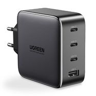 Ugreen GaN fast charger 3x USB Type C / USB Power Delivery 3.0 QuickCharge 4+ FCP SCP AFC 100W EU black (CD226 40747), Ugreen