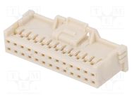 2.0 W/B Dual Grid Rcpt Hsg 26Ckt Beige MOLEX