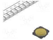 Microswitch TACT; SPST; Pos: 2; 0.05A/12VDC; SMT; 1.6N; 0.35mm; SKRW ALPS