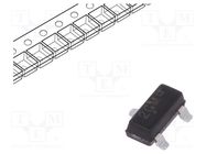 Transistor: PNP; bipolar; 80V; 0.5A; 0.225W; SOT23 ONSEMI