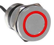 CAPACITIVE SW, DPDT, 0.01A, 12V, GRN/RED