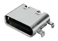USB CONN, 2.0 TYPE C, R/A RCPT, 16POS