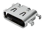 USB CONN, 2.0 TYPE C, R/A RCPT, 16POS