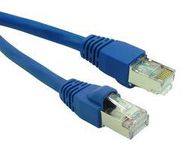 ENET CABLE, CAT6A, RJ45 PLUG-PLUG, 1FT