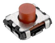 TACTILE SWITCH, 0.05A, 12VDC, SMD, 1.6N