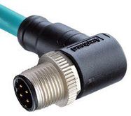 SENSOR CORD, M12 R/A PLUG-FREE END, 3.3 