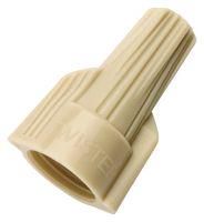 TERMINAL, CONN, TWIST ON, TAN, 22-8AWG