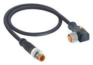 SENSOR CORD, 3P M8 PLUG-R/A RCPT, 11.8"