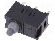 Switch: detecting; Pos: 2; SPDT; 0.1A/12VDC; Leads: for PCB; THT; 1N ALPS