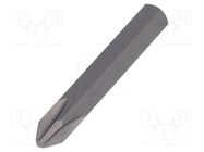 Screwdriver bit; Phillips; PH1; Overall len: 28mm; MICRO WIHA