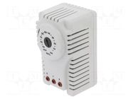 Sensor: hygrostat; 10÷90%RH; OUT: SPDT; 10÷60°C; IP20; 250VAC; 5A PLASTIM