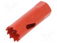 Hole saw; 19mm; Thread: 1/2" 