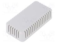 Enclosure: multipurpose; X: 80mm; Y: 40mm; Z: 20mm; vented; 1551V; ABS HAMMOND