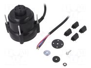 Motor: EC; 1850rpm; 17W; 230VAC; 170mA; Electr.connect: wires; IP65 ELCO