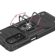 Wozinsky Ring Armor Case Kickstand Tough Rugged Cover for Samsung Galaxy A72 4G red, Wozinsky