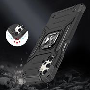 Wozinsky Ring Armor Case Kickstand Tough Rugged Cover for Samsung Galaxy A32 5G black, Wozinsky