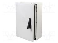 Enclosure: wall mounting; X: 400mm; Y: 600mm; Z: 210mm; ARCA; grey FIBOX