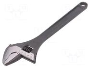 Wrench; adjustable; 44mm; phosphorylated,hardened; industrial BAHCO