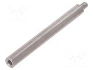 Screwed spacer sleeve; 80mm; Int.thread: M5; Ext.thread: M5 DREMEC