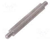 Screwed spacer sleeve; 50mm; Ext.thread: M5; hexagonal DREMEC