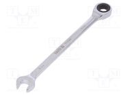 Wrench; combination spanner,with ratchet; 9mm 