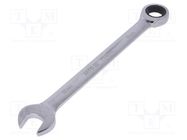 Wrench; combination spanner,with ratchet; 25mm 