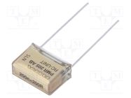 Capacitor: paper; X2; 250nF; 125VAC; 15.2mm; ±20%; THT; PMR205 KEMET