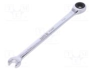 Wrench; combination spanner,with ratchet; 7mm 