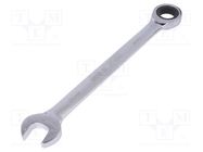 Wrench; combination spanner,with ratchet; 24mm 