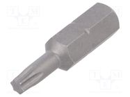 Screwdriver bit; Torx®; TX15; Overall len: 25mm; 10pcs; STANDARD WIHA