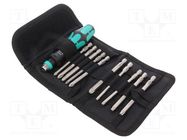 Kit: screwdrivers; Phillips,Pozidriv®,Torx® with protection WERA