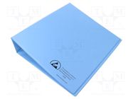 Binder; ESD; A4; Application: for storing documents; PVC ANTISTAT