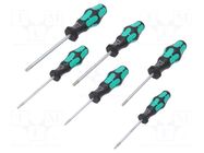 Kit: screwdrivers; Torx®; Kit: screwdrivers hanger; Kraftform-300 WERA