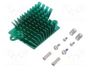 Heatsink: extruded; grilled; BGA; green; L: 41mm; W: 45mm; H: 15mm Advanced Thermal Solutions