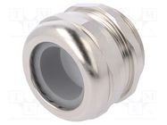 Cable gland; M50; 1.5; IP68; brass; Body plating: nickel HUMMEL