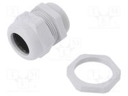 Cable gland; PG29; IP68; polyamide; light grey; V-TEC PG OBO BETTERMANN