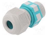 Cable gland; M16; 1.5; IP68; polyamide; grey; UL94V-2 TECHNO