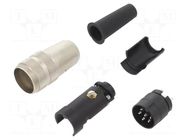 Connector: M16; plug; 680; male; PIN: 6; 150V; unshielded; 5A; IP40 BINDER