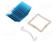 Heatsink: extruded; grilled; BGA; blue; L: 35mm; W: 35mm; H: 17.5mm Advanced Thermal Solutions