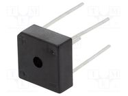 Bridge rectifier: single-phase; Urmax: 200V; If: 8A; Ifsm: 175A DC COMPONENTS