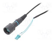 Fiber patch cord; PIN: 2; multi mode duplex (MM); bayonet; LC BULGIN