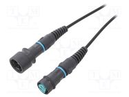 Fiber patch cord; PIN: 2; multi mode duplex (MM); bayonet; LC BULGIN