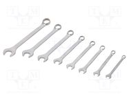 Wrenches set; combination spanner; 8pcs. 